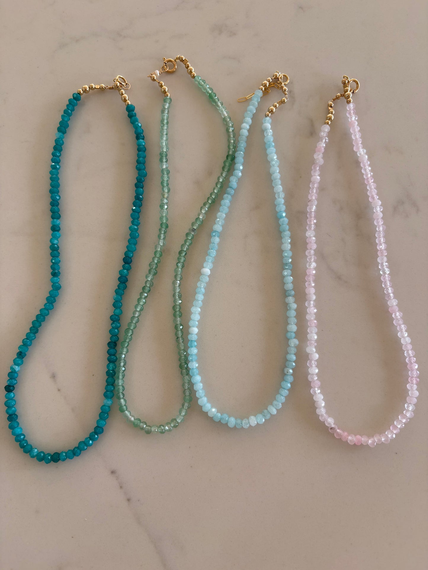 Tiny Jade Layering Necklace