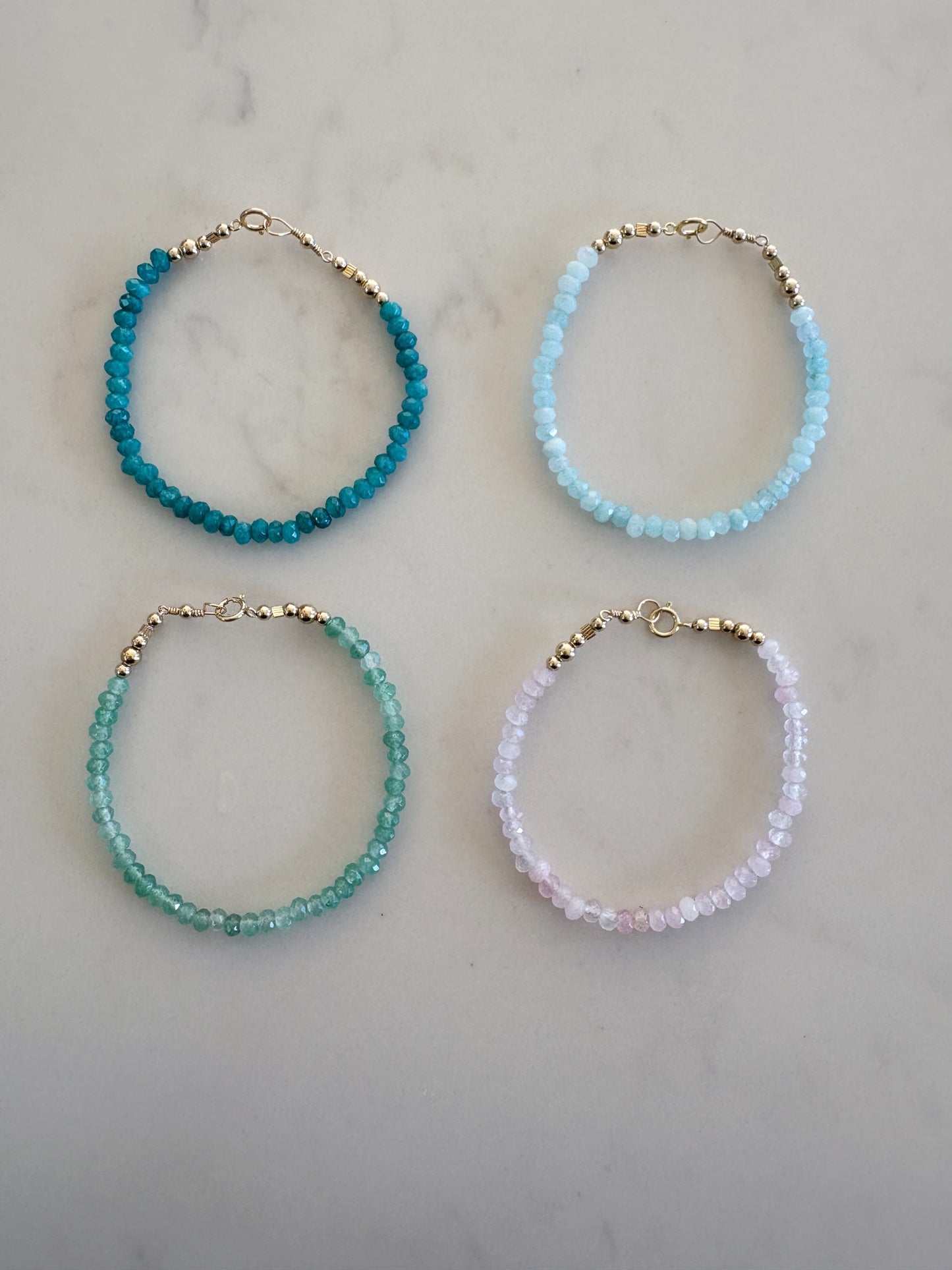 Tiny Jade Bracelets