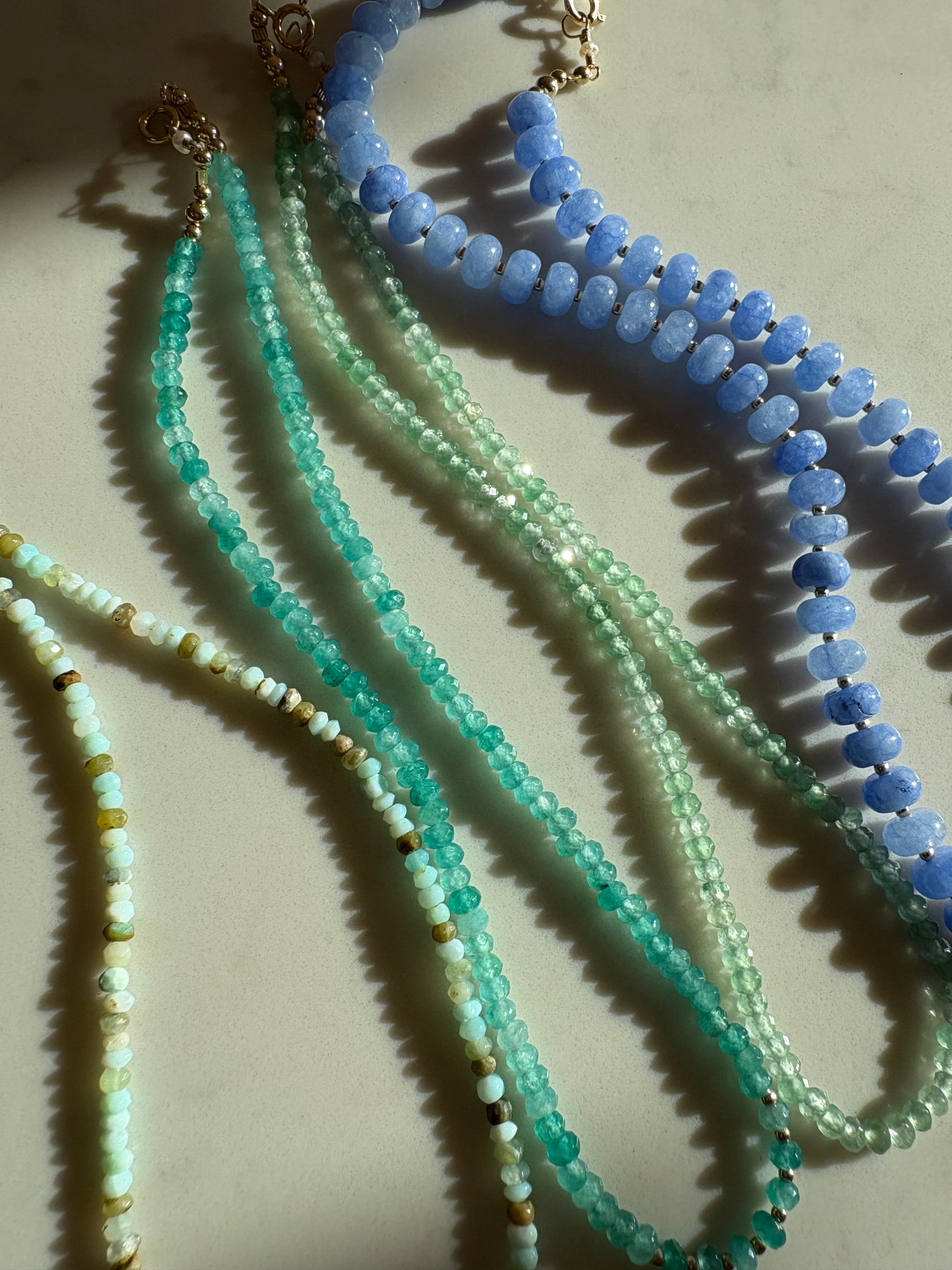 Tiny Jade Layering Necklace