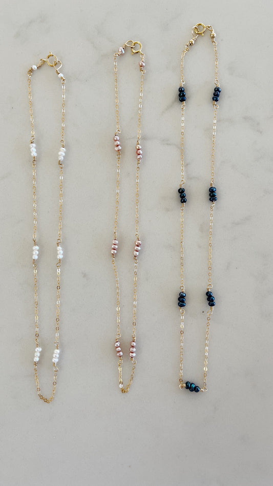 KR Pearl Choker Necklace