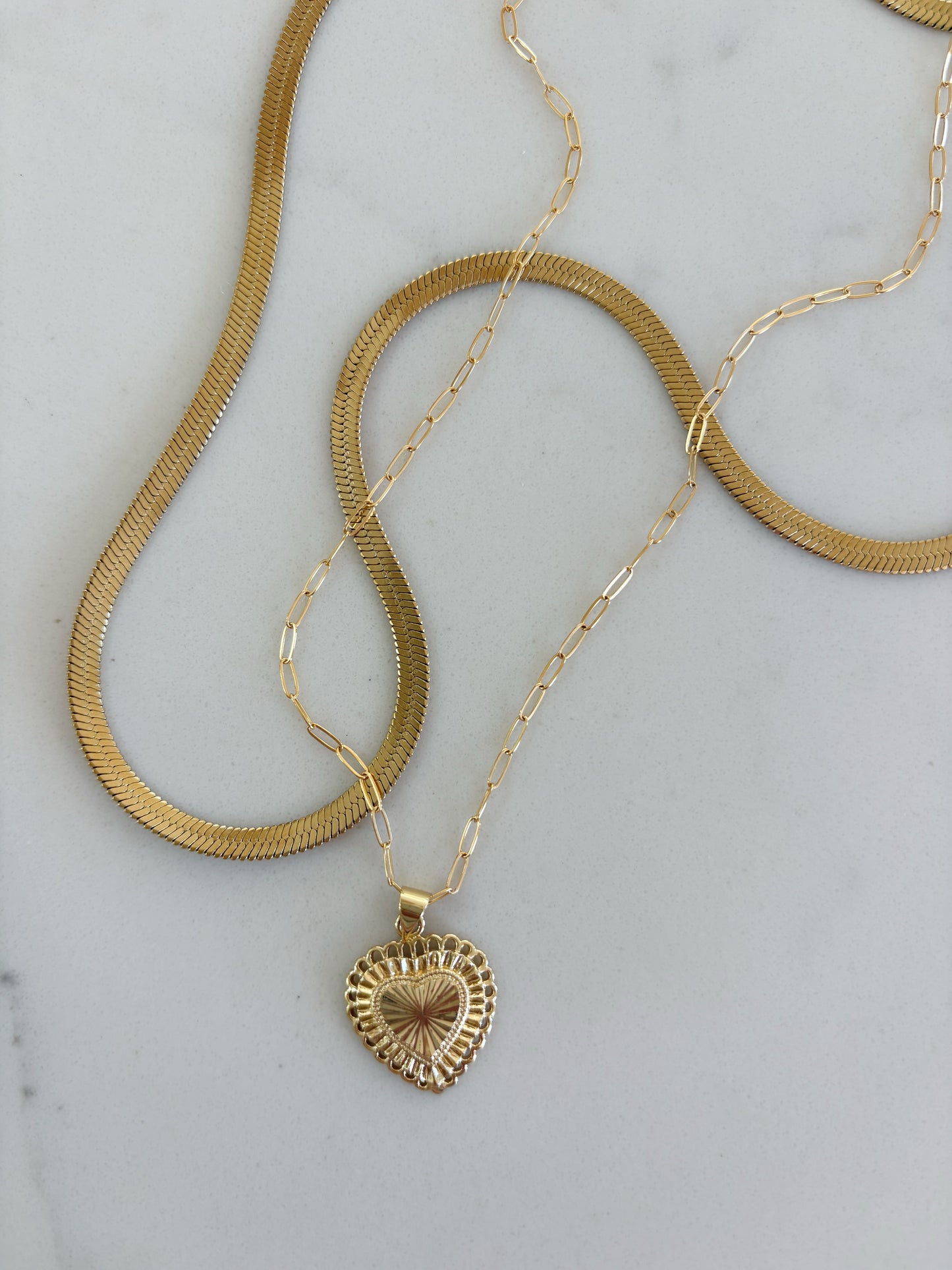 Mindy Heart Necklace