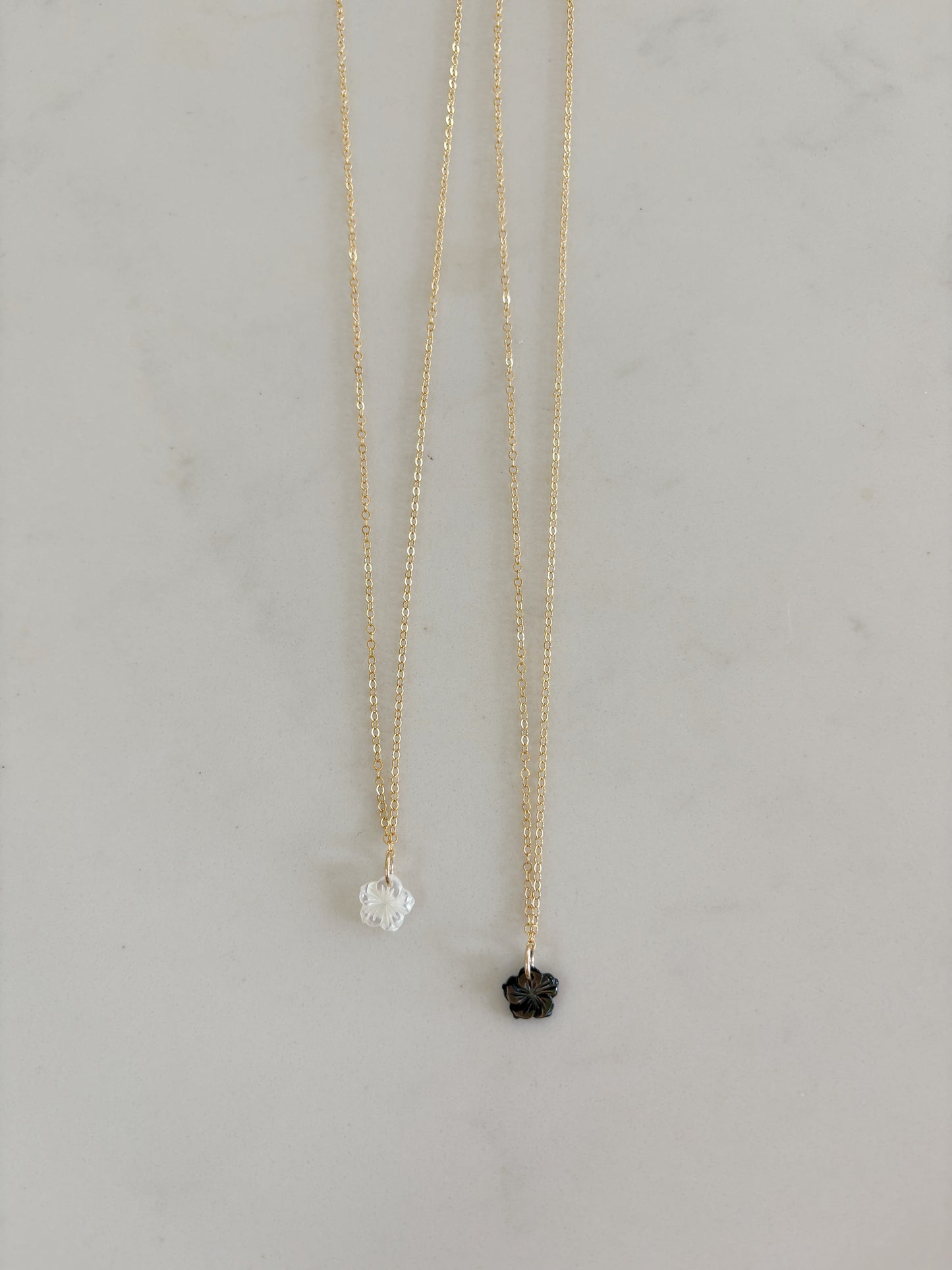 Tiny Hibiscus Necklace