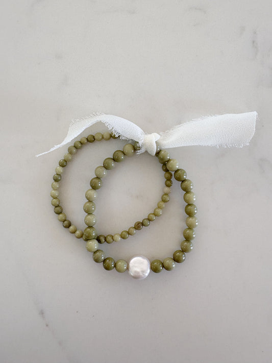 Matcha Stack Bracelets