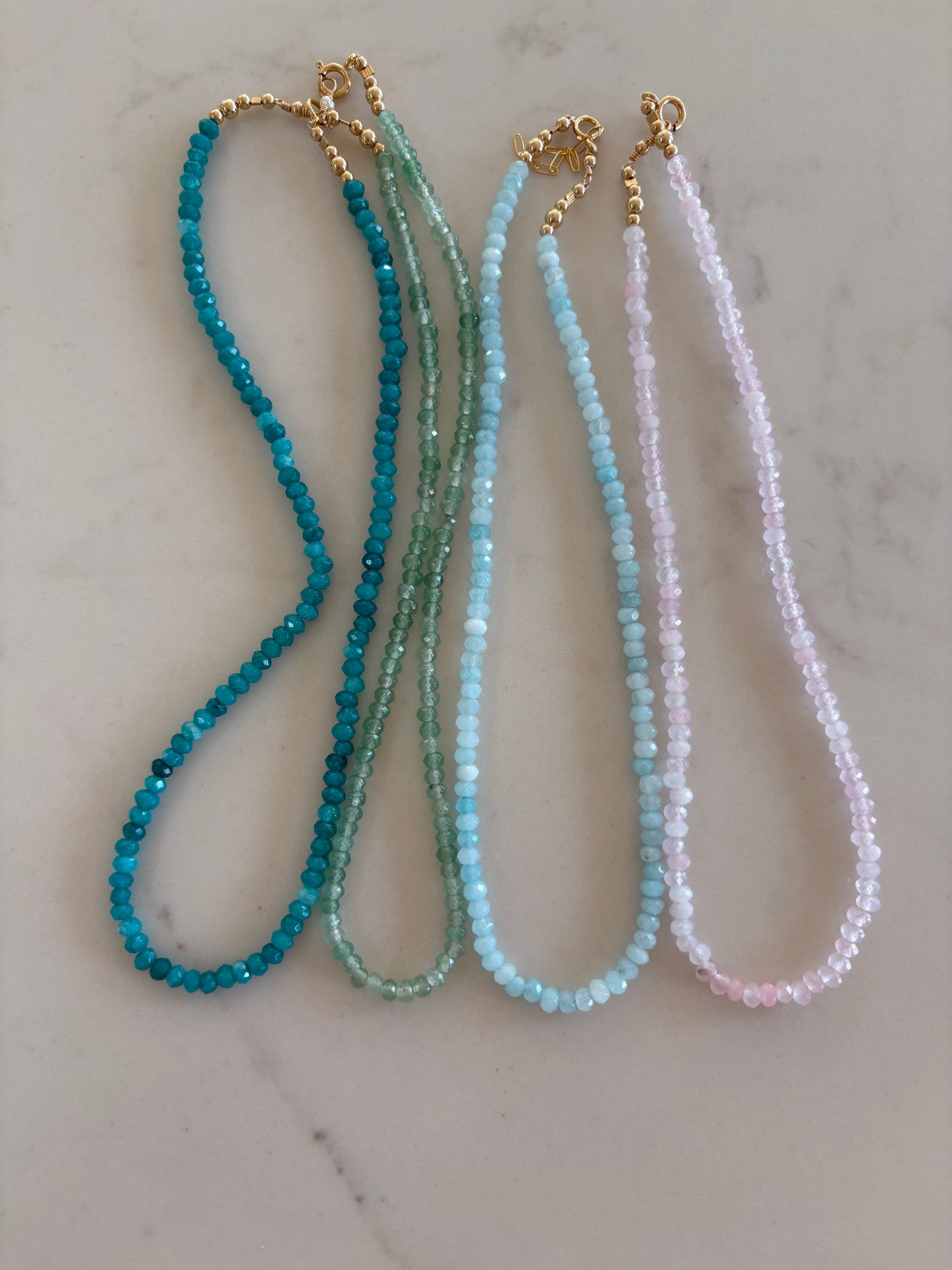 Tiny Jade Layering Necklace