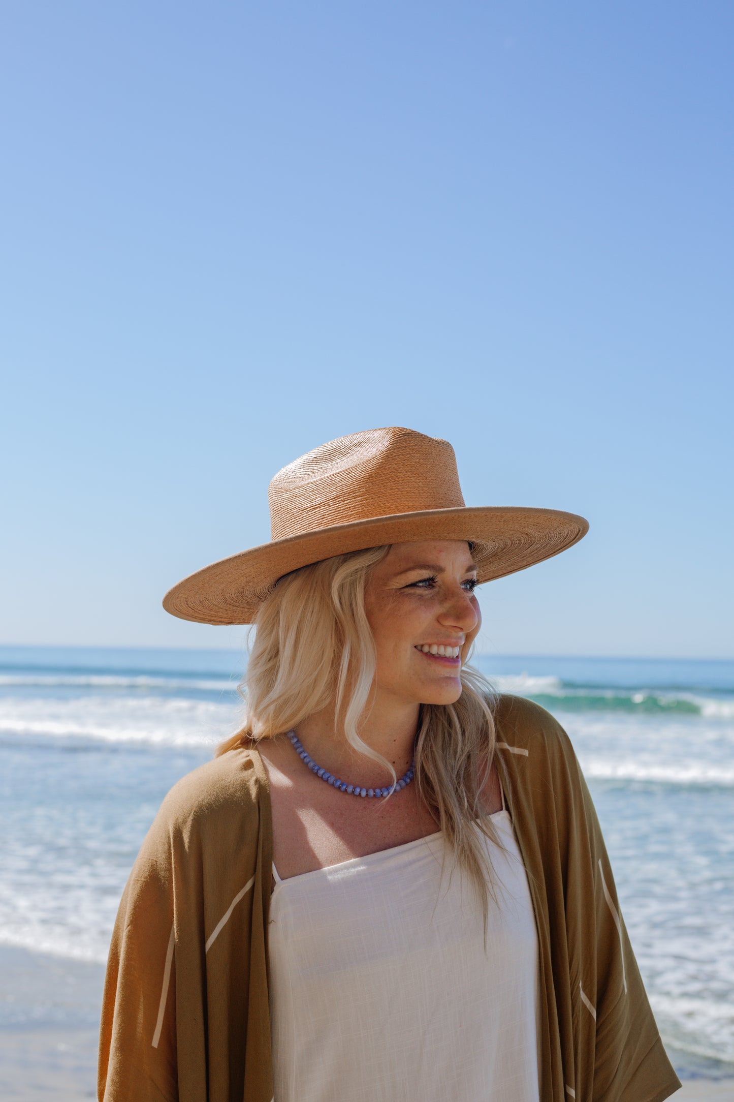 Periwinkle Jade Layering Necklace