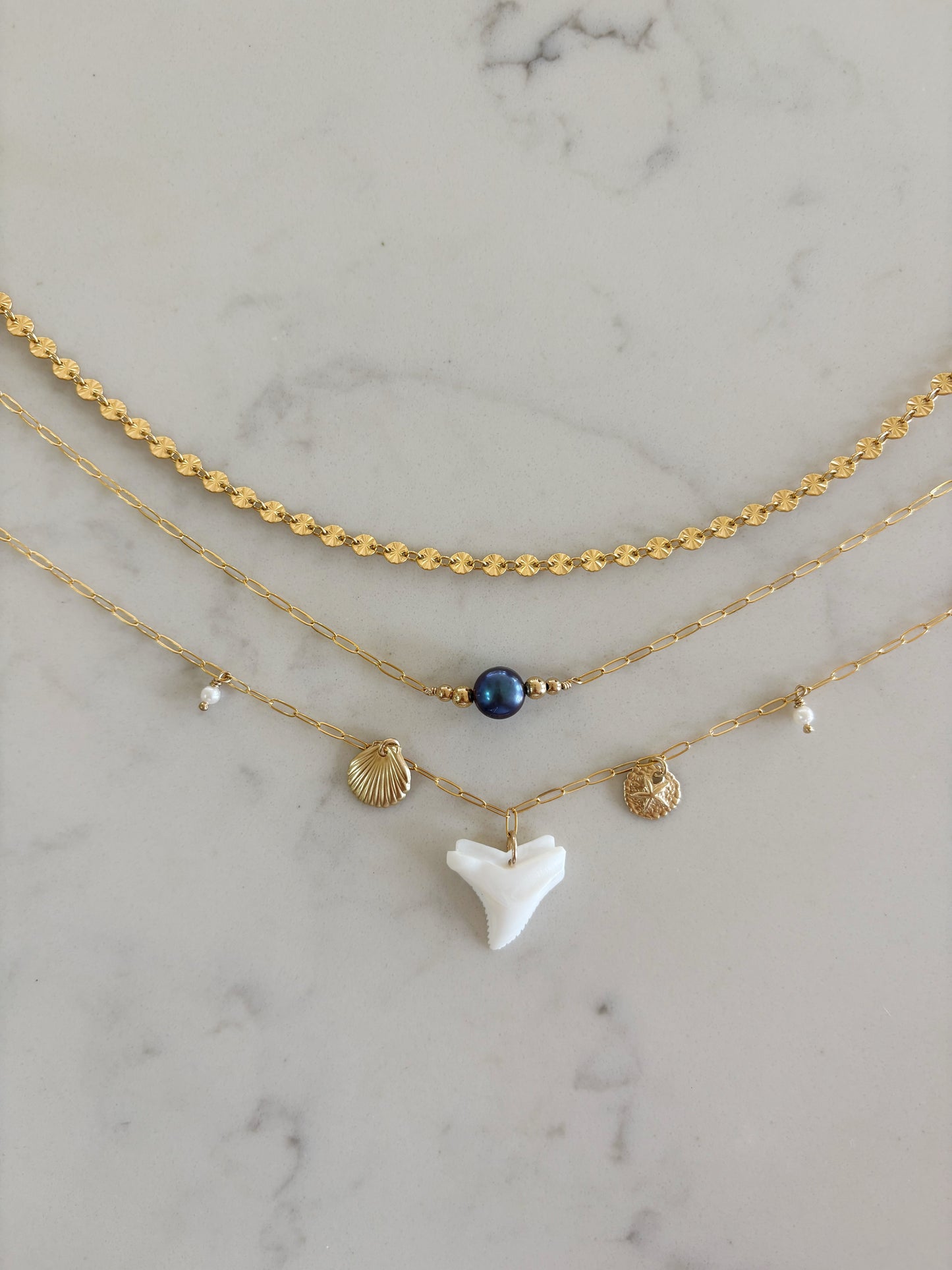 Luxe Black Pearl Necklace