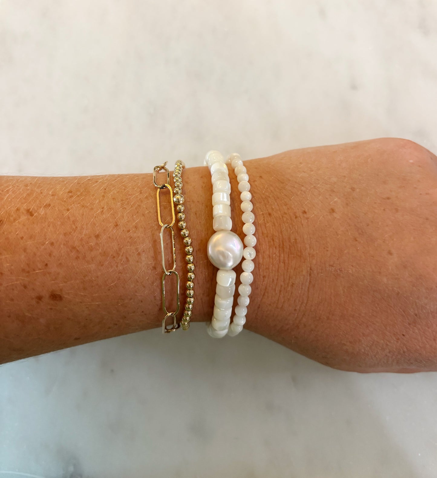 Vanilla Stack Bracelets