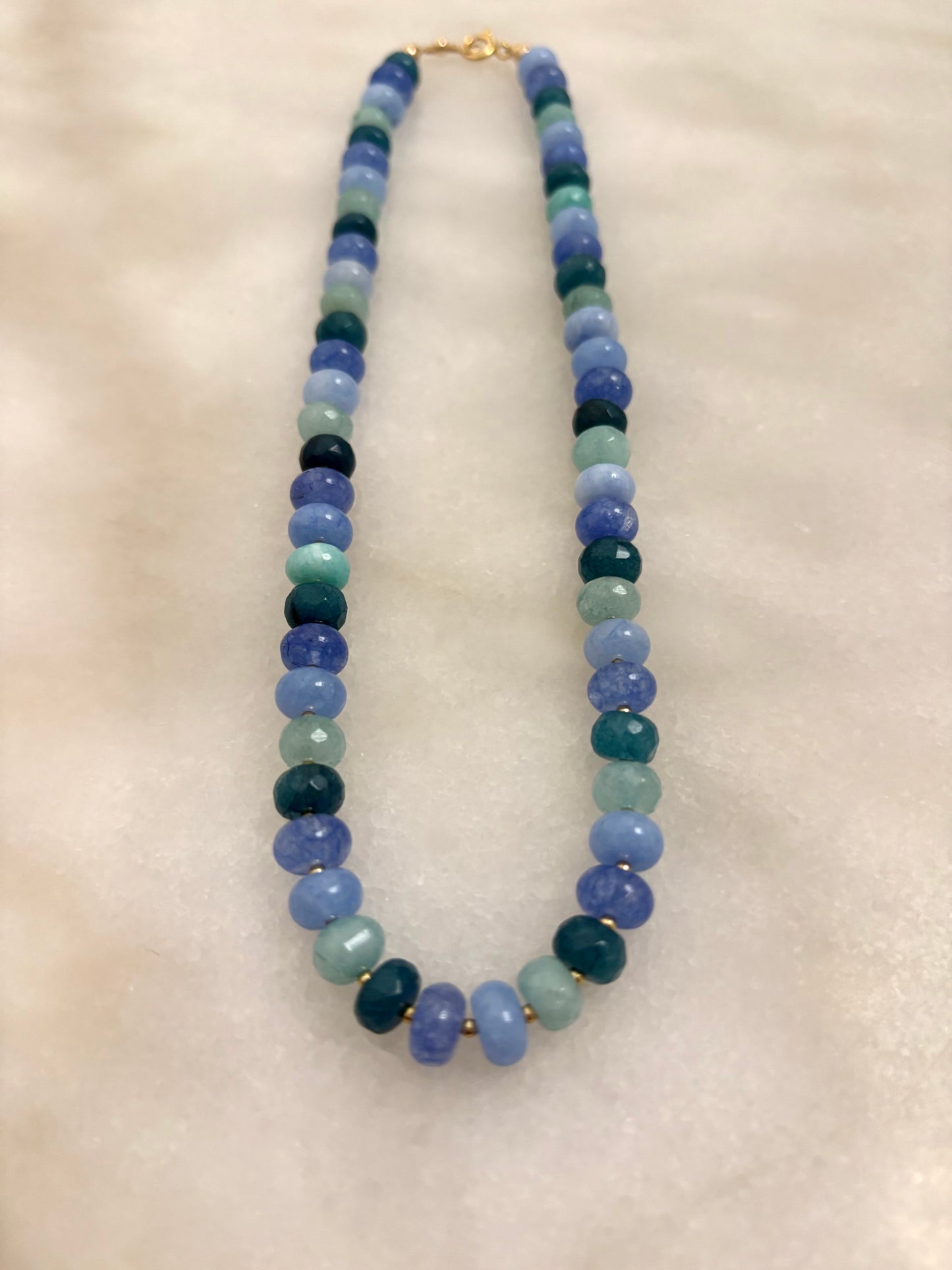 Ocean Mist Jade Layering Necklace