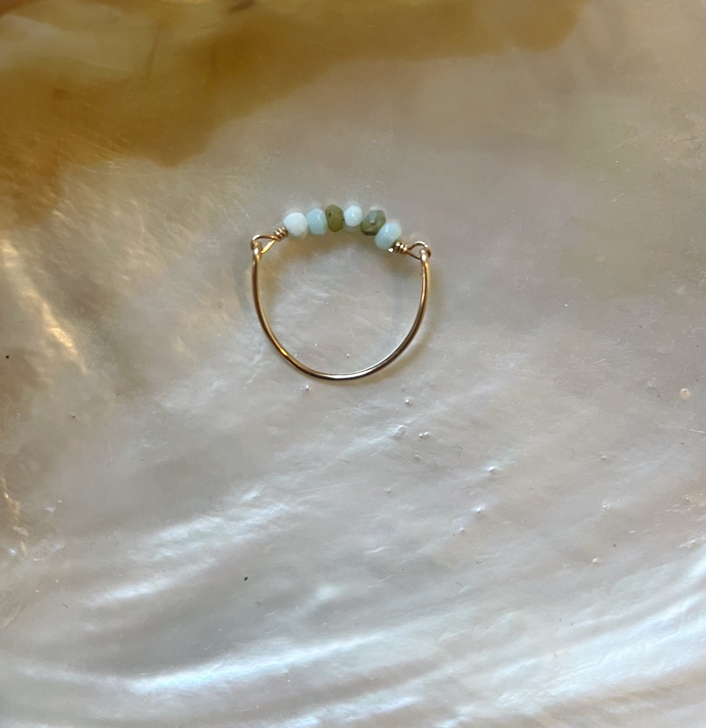 Peruvian Opal Stacking Ring