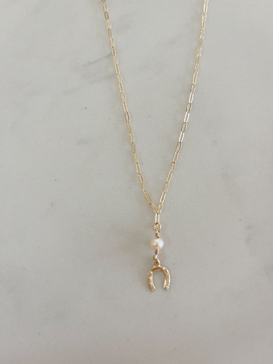 Coastal Horseshoe Necklace