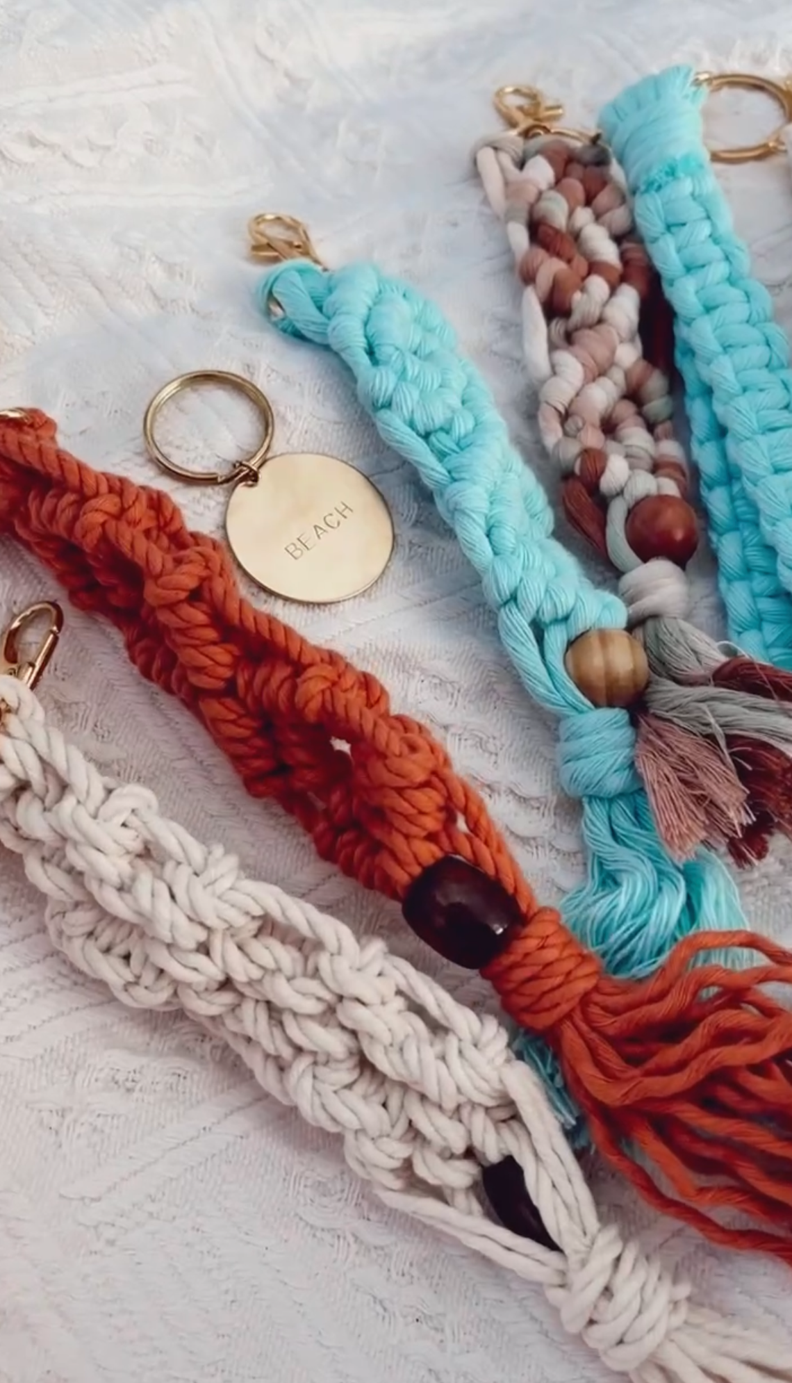 KRJ X Salty Knots By Krissy Custom Token Medallion Keychains
