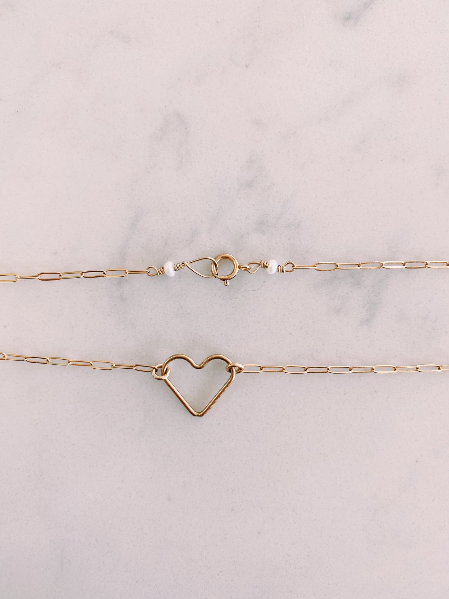 Paperclip Heart Necklace