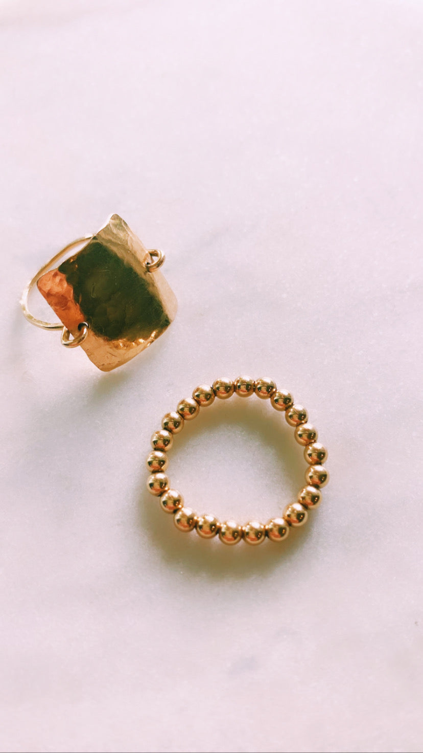 Goldie or Sterling Stretch Ring
