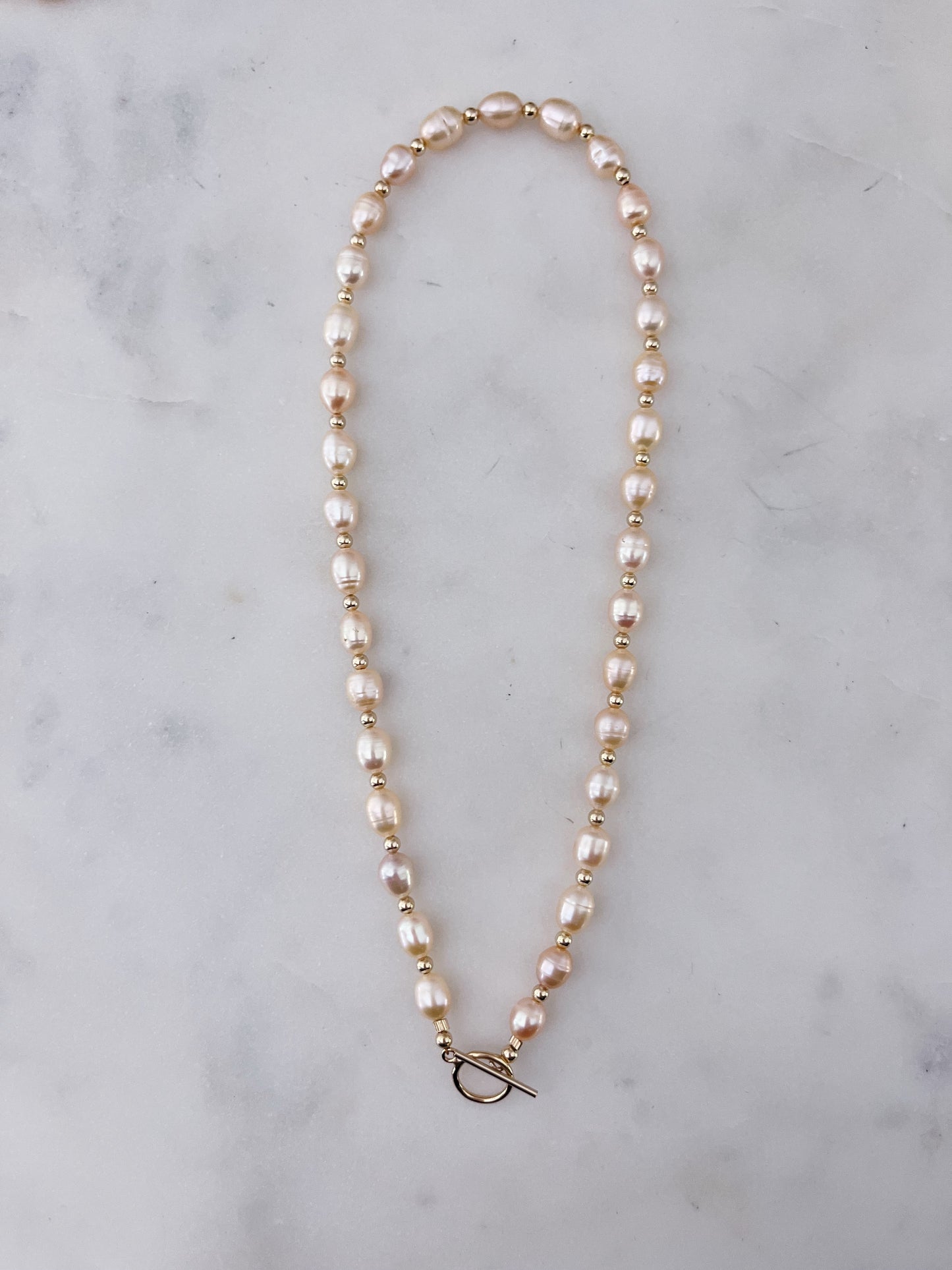 Luxe Pink Pearl Toggle