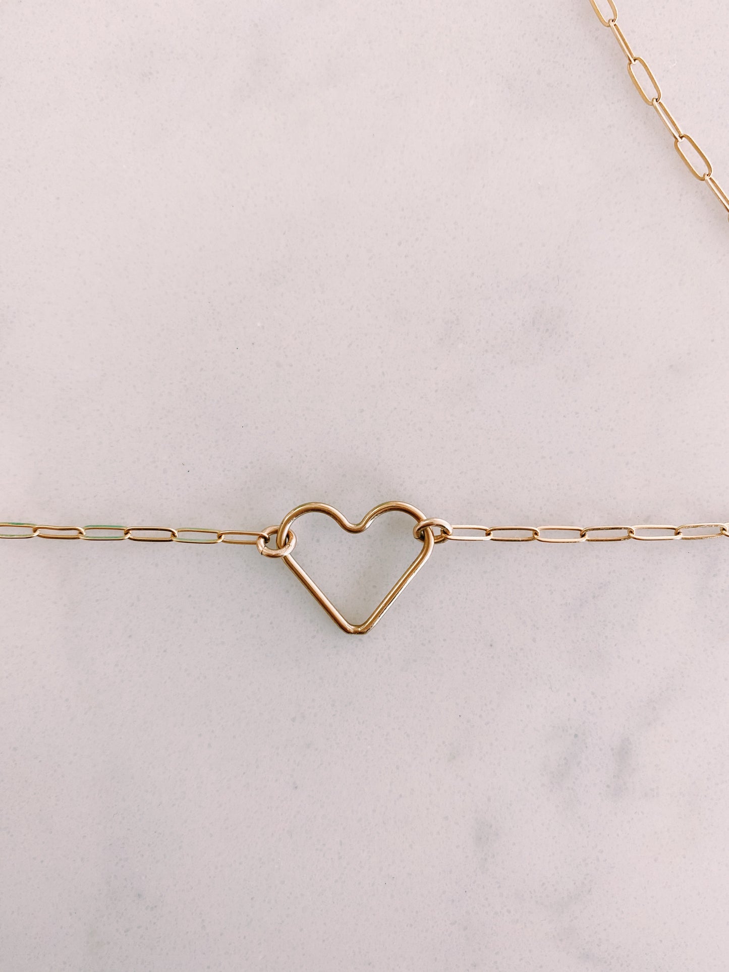 Paperclip Heart Necklace