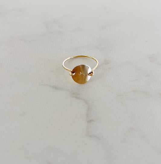 Sunshine Coin Ring