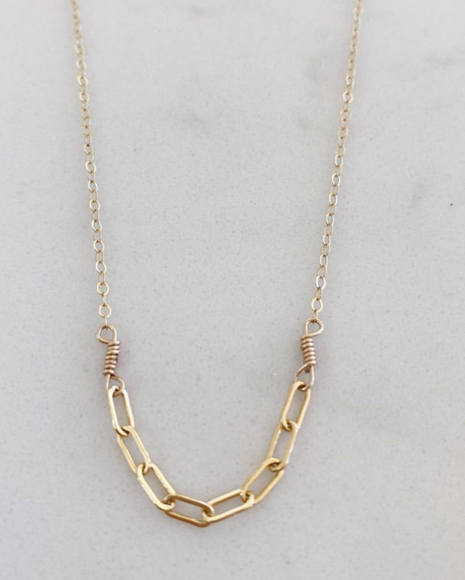Paperclip Swoop Choker