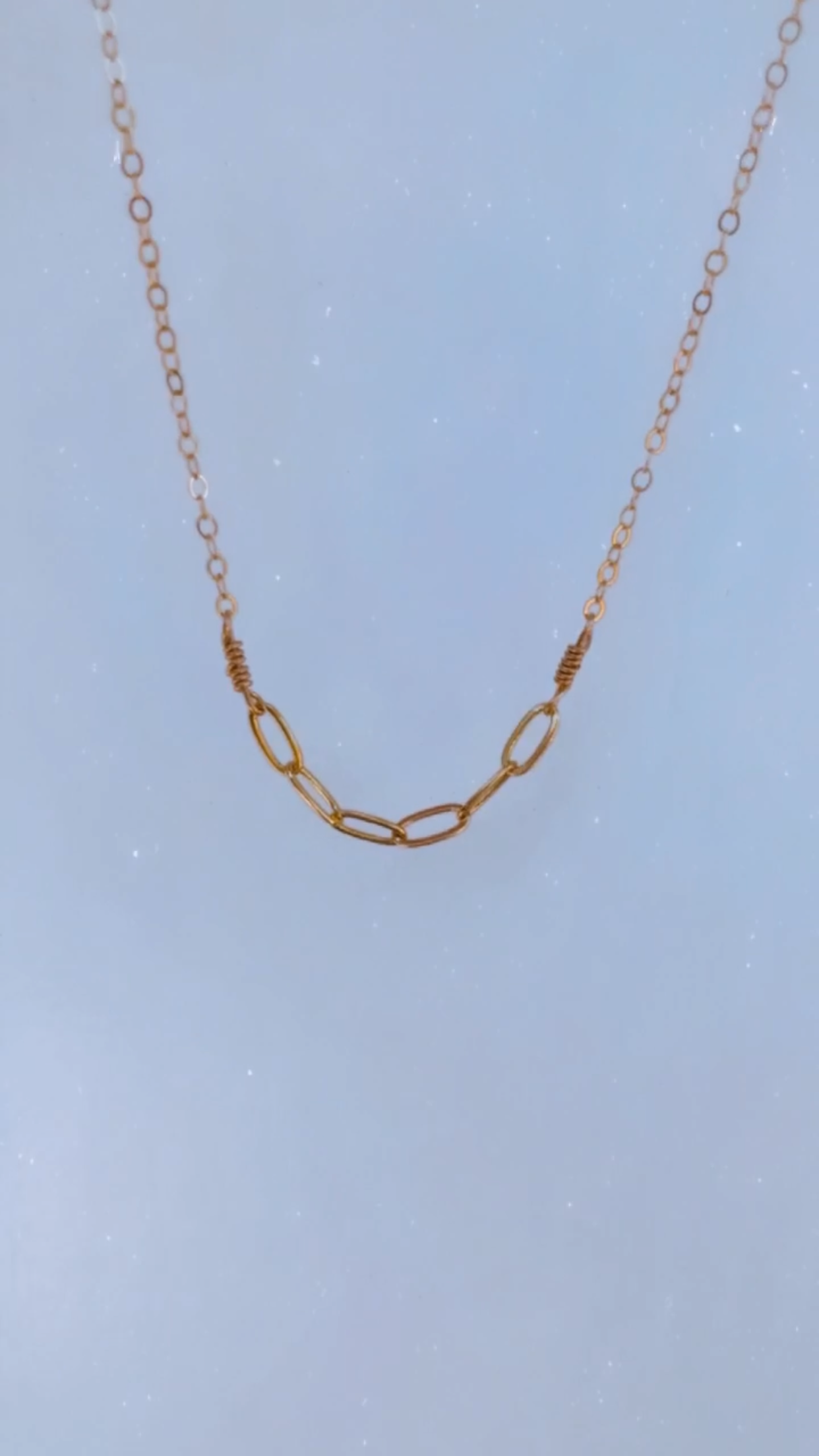 Paperclip Swoop Choker