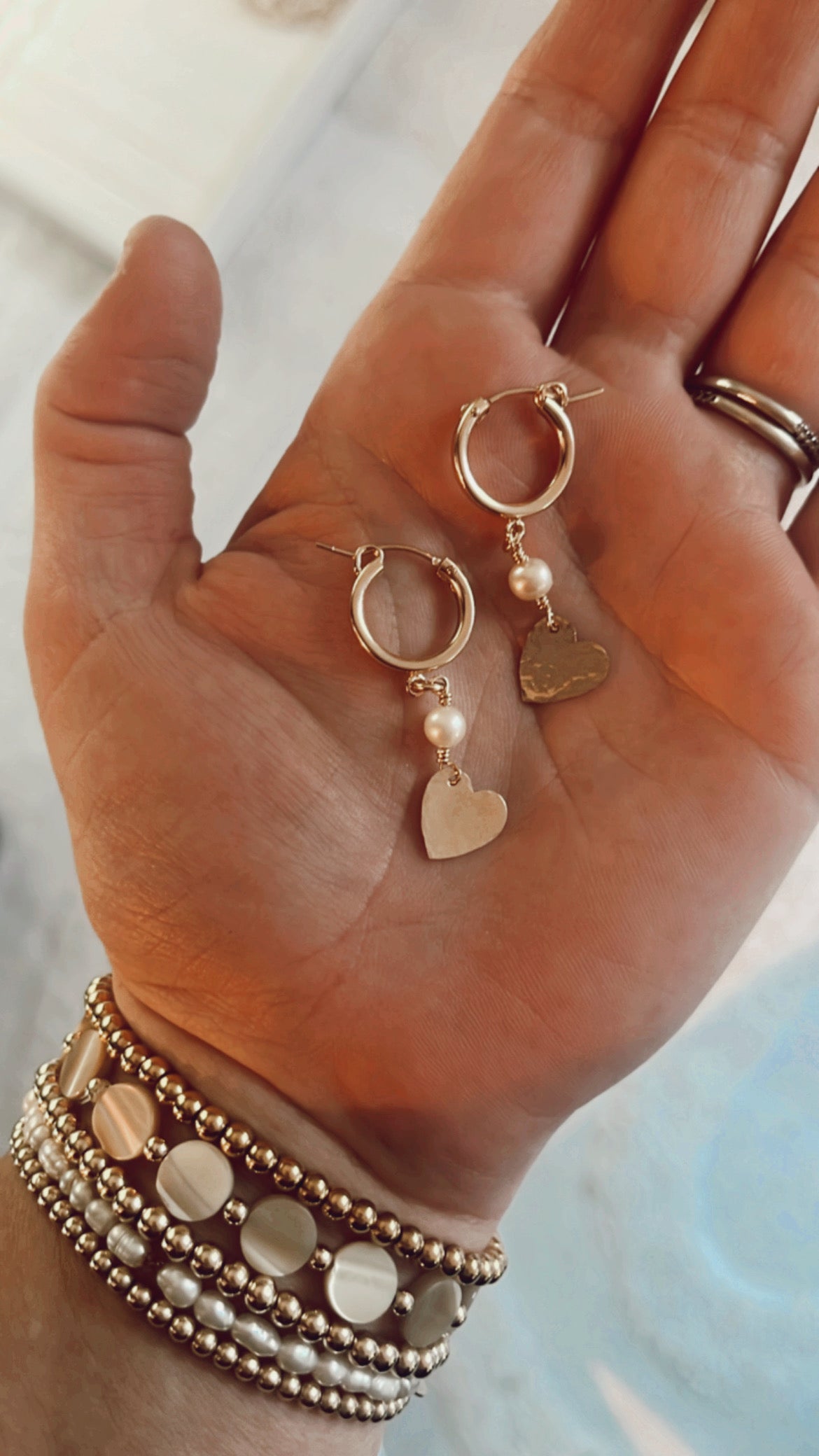 LUXE Huggie Hearts