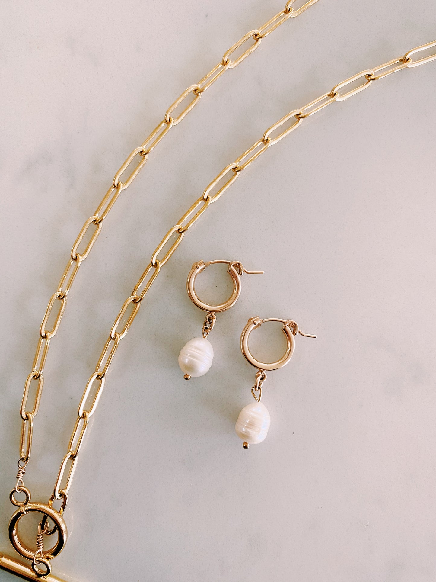 Huggie Pearls