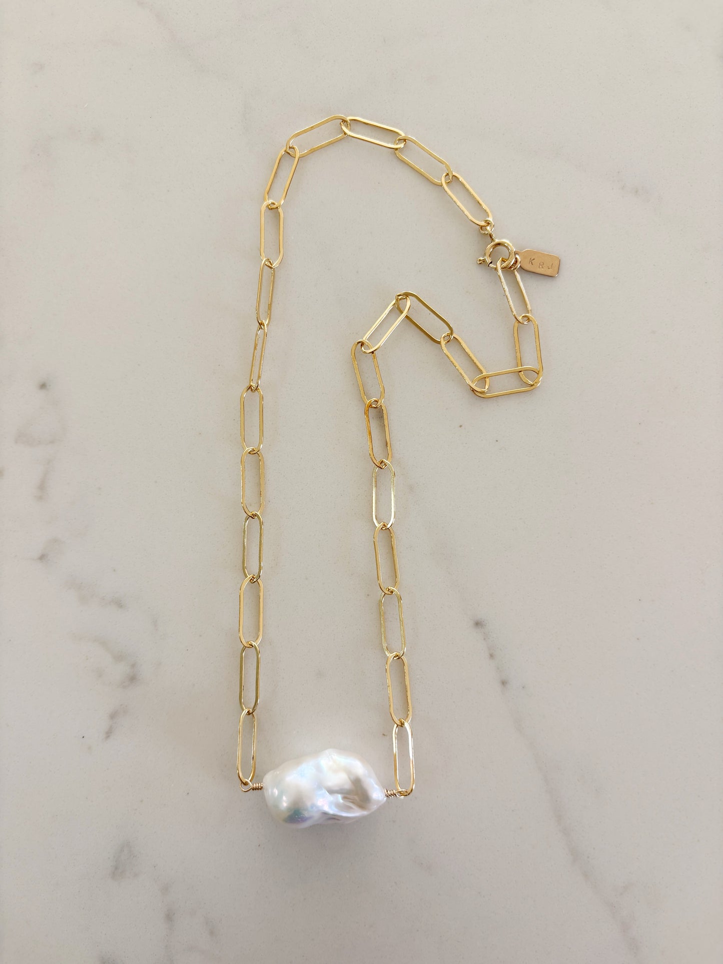 Chunky Luxe Pearl Necklace