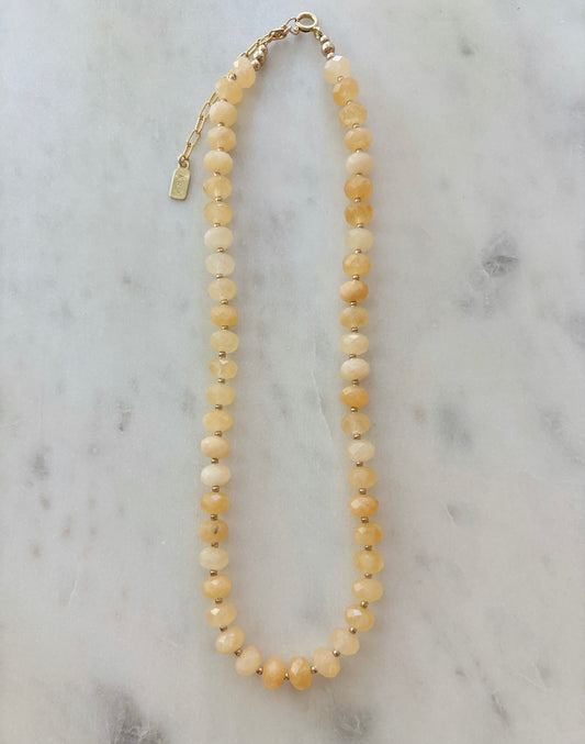 Honey Jade Layering Necklace