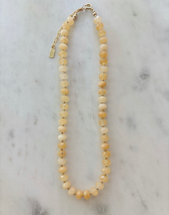Honey Jade Layering Necklace