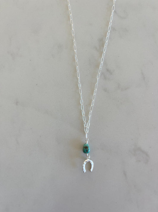 Silver Horseshoe Necklace