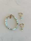 Peruvian Blue Ocean Opal Bracelet