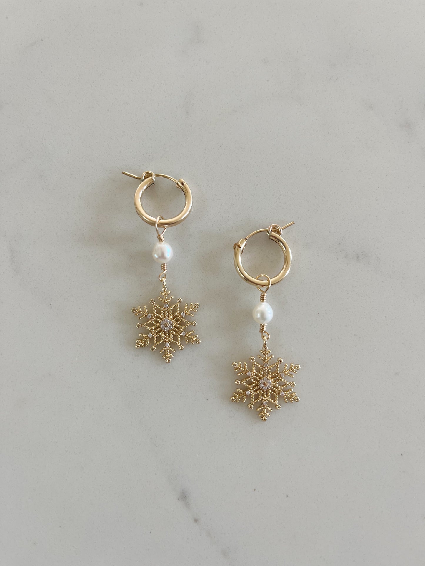 Flakey Pearl Huggies