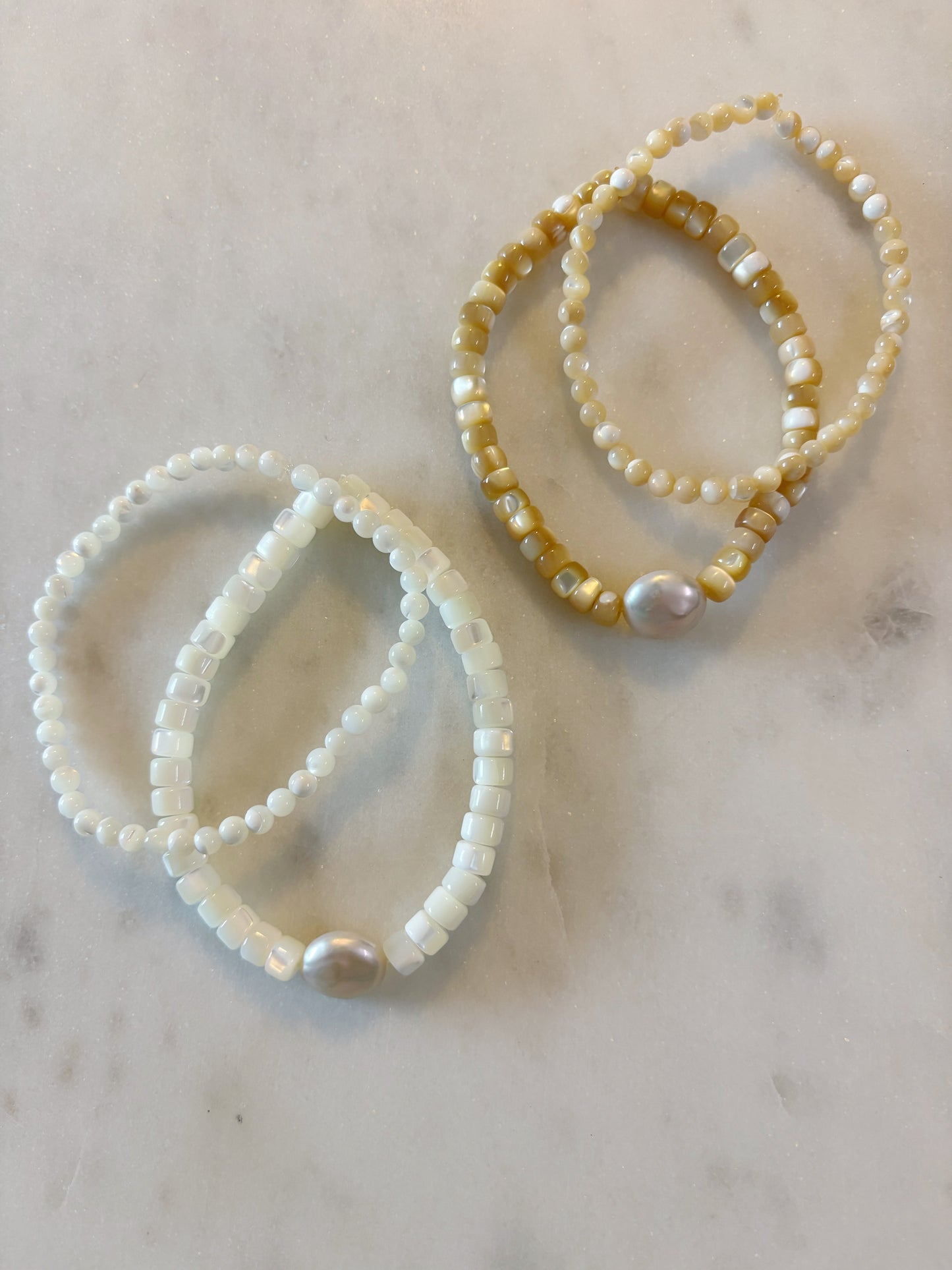 Vanilla Stack Bracelets