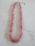 Watermelon Jade Layering Necklace
