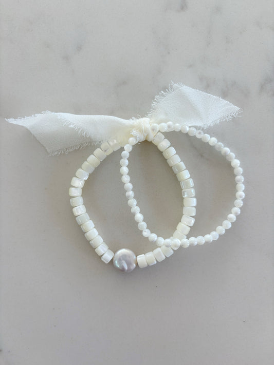 Vanilla Stack Bracelets
