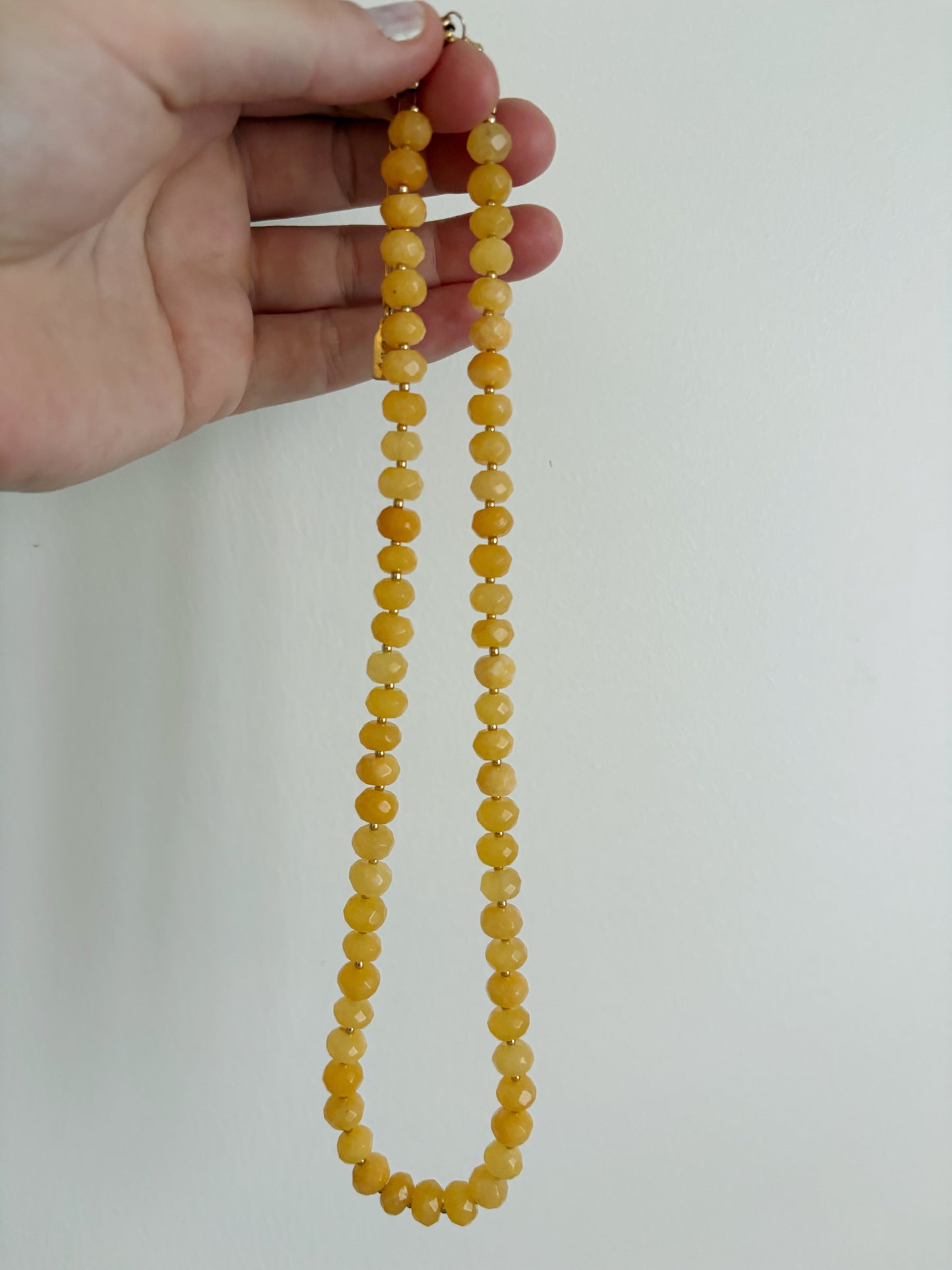 Mango Jade Layering Necklace ￼