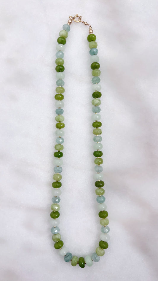 Emerald Coast Jade Layering Necklace