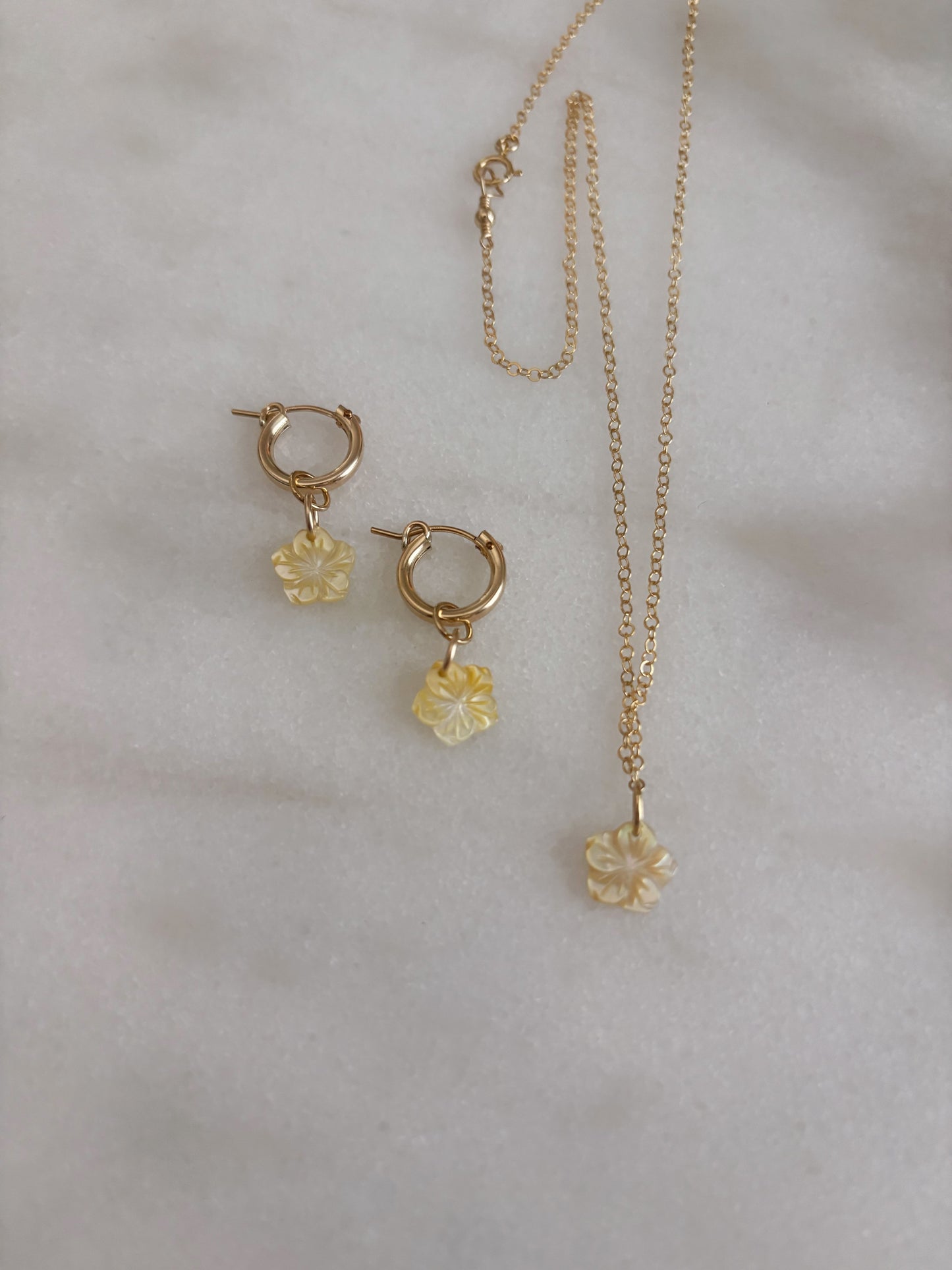 Tiny Golden Hibiscus Huggies