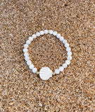 White Seashell Bracelet