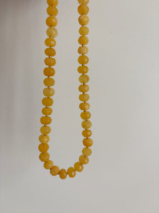 Mango Jade Layering Necklace ￼