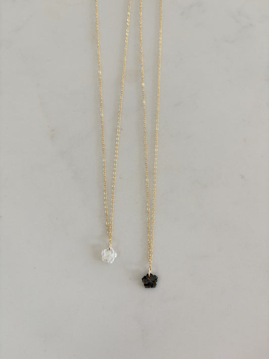 Tiny Hibiscus Necklace