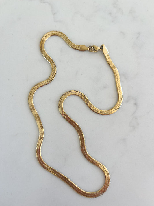 KR Herringbone Chain Necklace