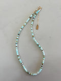 Peruvian Blue Ocean Opal Necklace