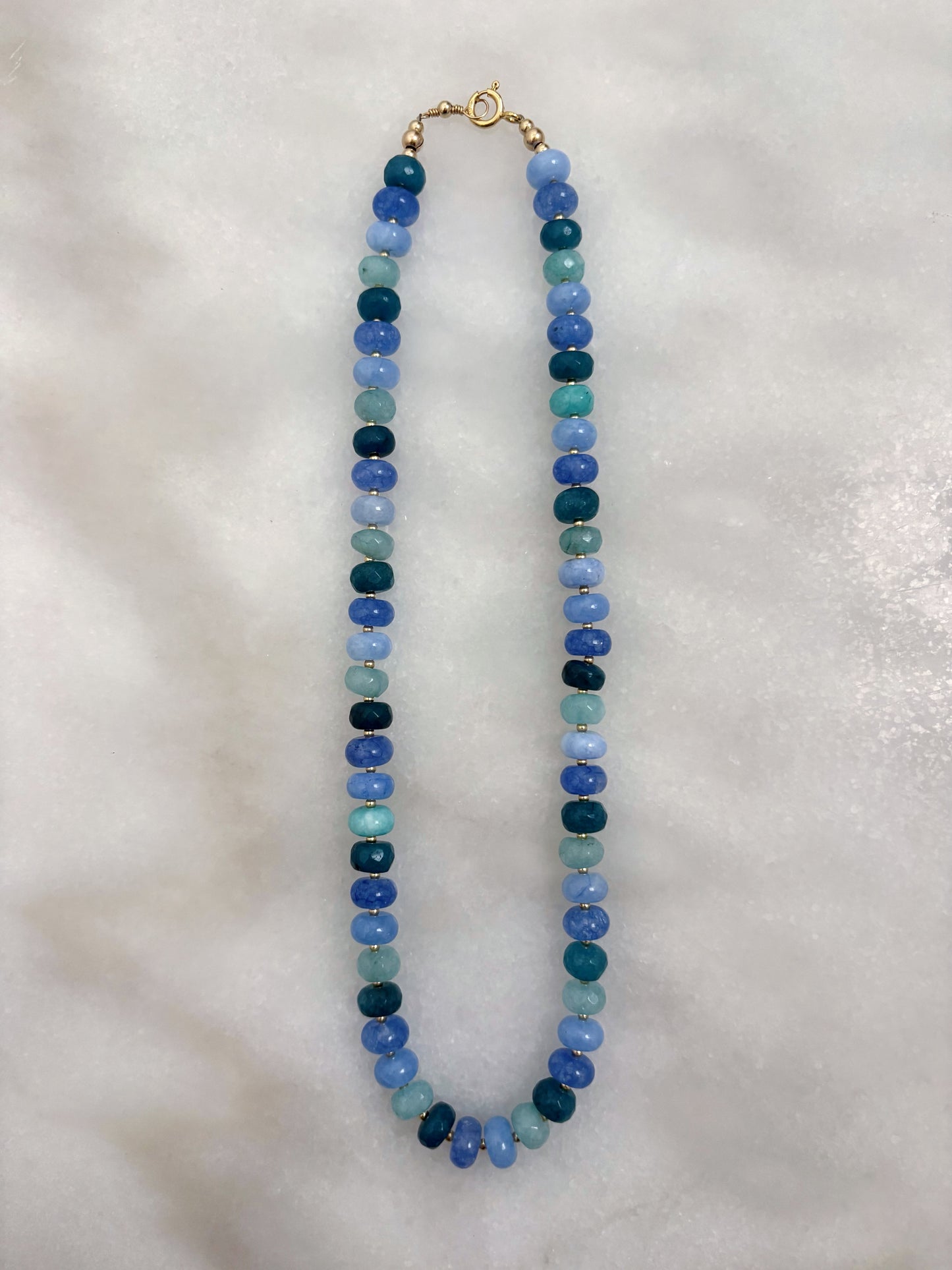 Ocean Mist Jade Layering Necklace