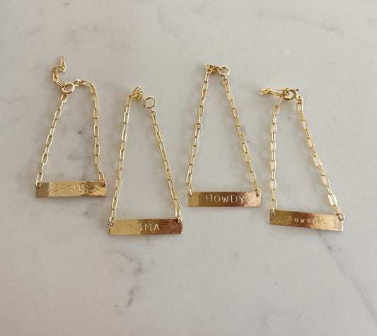 Custom I.D. Bracelet