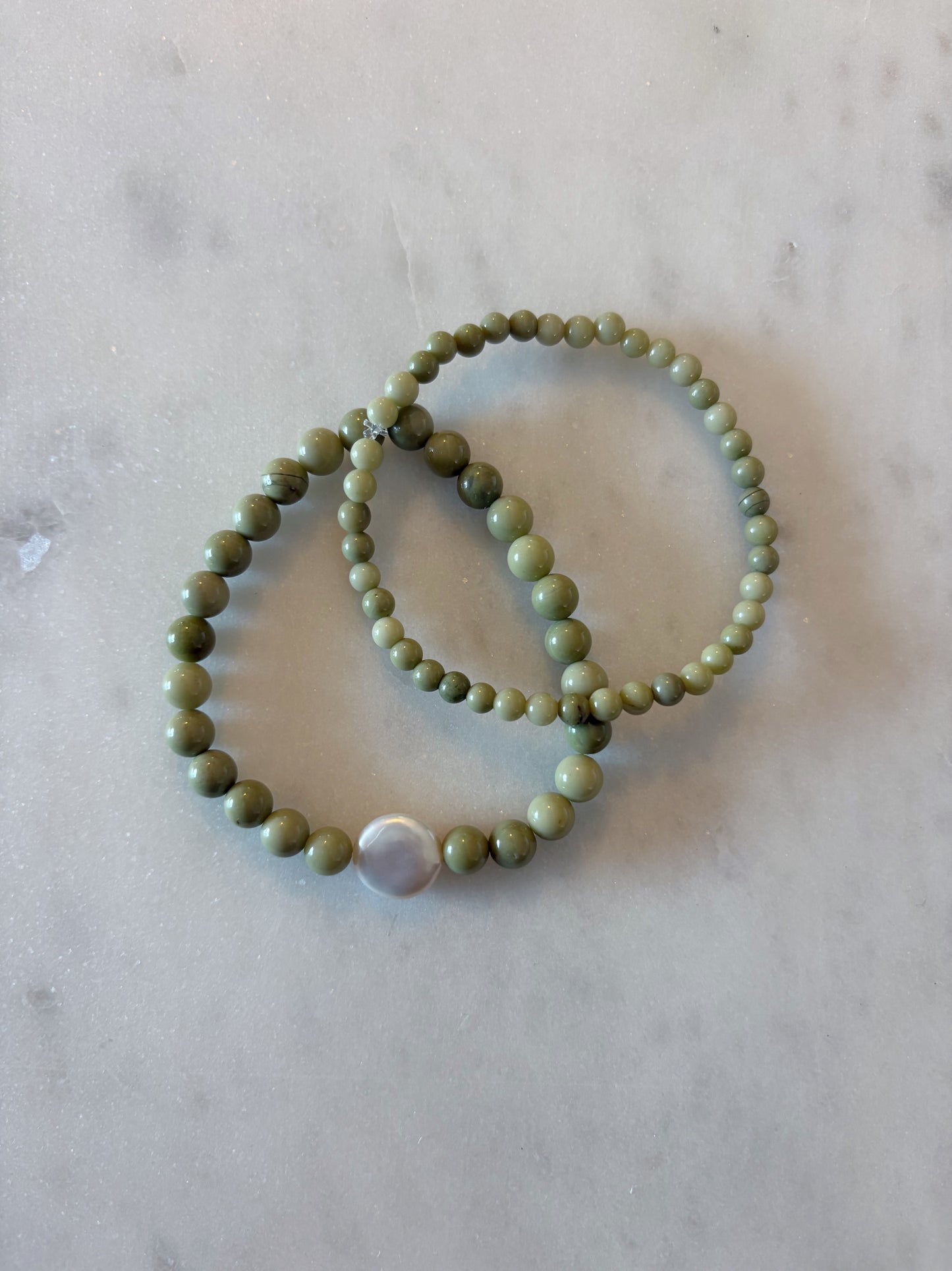 Matcha Stack Bracelets