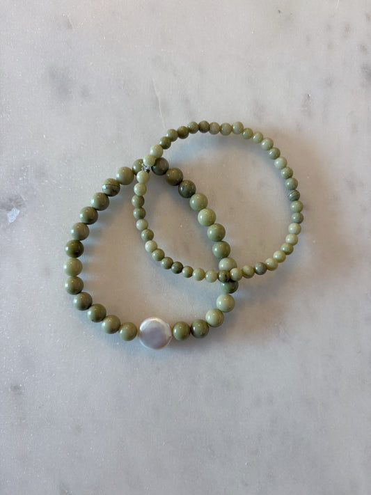 Matcha Stack Bracelets