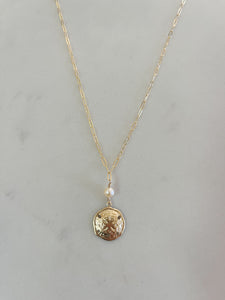 XL Pearl Sand Dollar Medallion