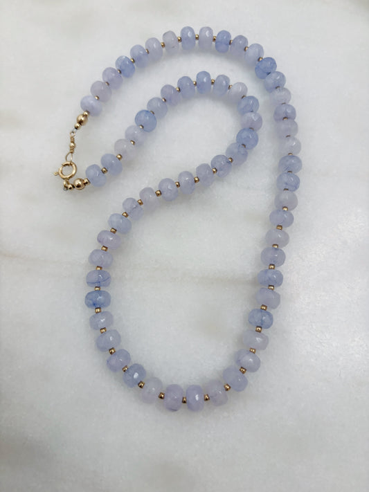 Lavender Jade Layering Necklace