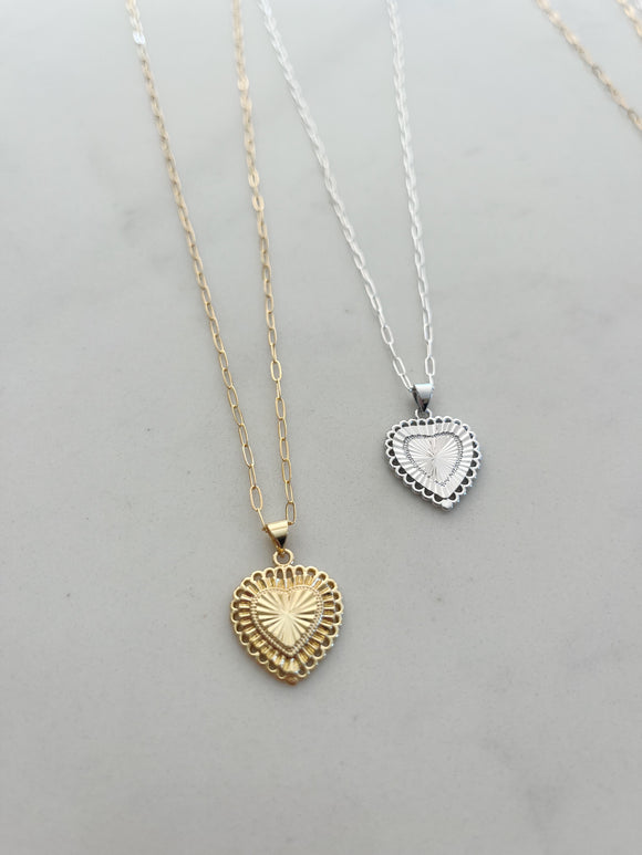 Mindy Heart Necklace