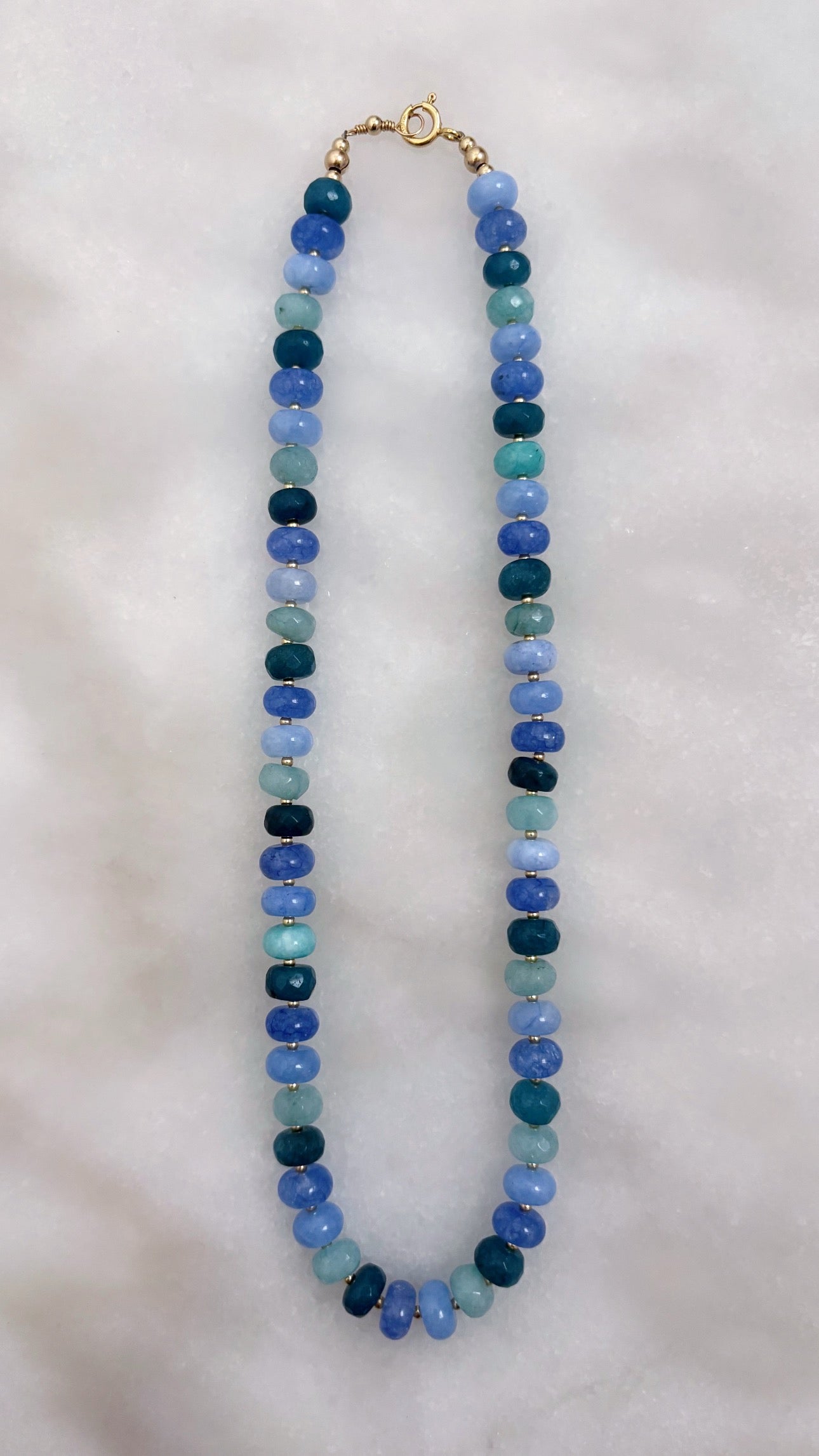 Ocean Mist Jade Layering Necklace