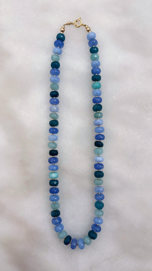 Ocean Mist Jade Layering Necklace